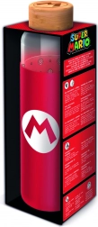 Skleněná láhev s obalem 585 ml – SUPER MARIO