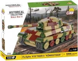 Model tanku Tiger II Königstiger z plastových kostiček
