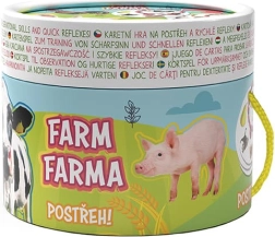 Postřehová karetní hra FARMA s omalovánkou