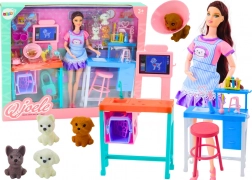 Lékařský set s panenkou, zvířátky a příslušenstvím