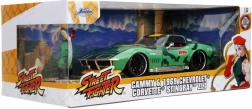 jadA toys street fighter 1969 chevrolet corvette 1:24 s figurkou cammy