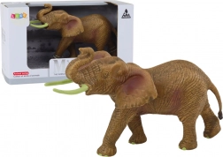Sběratelská figurka afrického slona se zvednutým chobotem SAFARI