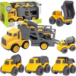 Woopie odtahový vůz se stavebními auty 4v1