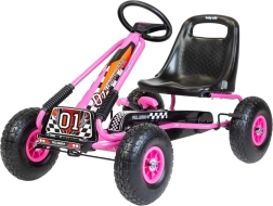 Šlapací motokára Baby Mix Razor růžová