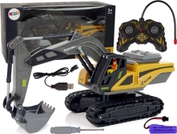 rc pásový bagr 2.4 ghz žlutý