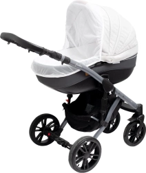 Moskytiéra na kočárek New Baby Basic bílá