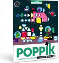 Samolepkové panorama Vesmír od Poppik