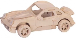 Dřevěné 3D puzzle Porsche velké