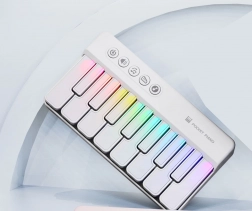 Hudební mini pianinko bílé pro děti