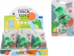 Plastový přívěsek krokodýl s rolničkou