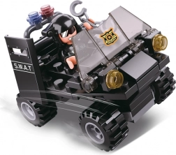Sluban Policie 4in1 SWAT čtyřkolka stavebnice