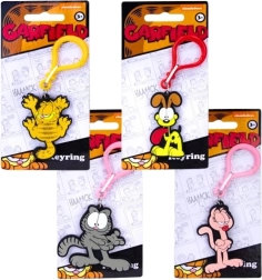 garfield 2d pvc klíčenka – 4 motivy