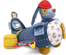 Lilliputiens měkká aktivní hračka letadlo se psem Jules