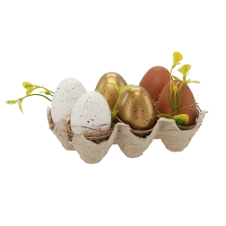 Sada velikonočních vajíček pastelových barev 6 cm – 6 ks