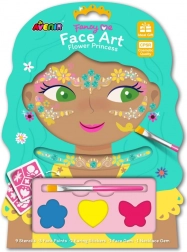 Klenoty a barvy na obličej – květiny