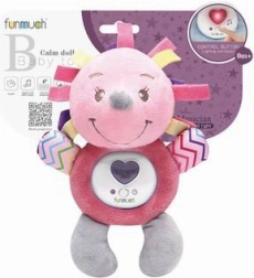 Interaktivní plyšový ježek se světýlkem a melodiemi