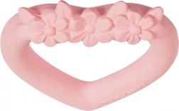 Kousátko z přírodního kaučuku Růžové srdce