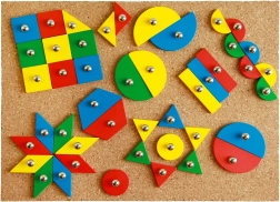 Lena zatloukací hra obrazce pro děti