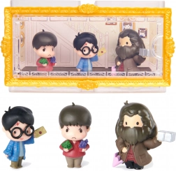 Harry Potter Micro Magical Moments – mini figurky Harry, Hagrid a Dudley s vitrínkou