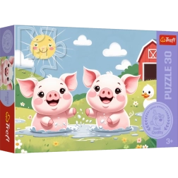 Puzzle Trefl Veselý život na venkově 30 dílků