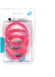 termochromní filament pro 3D pero, červený měnící se na bílý, 1,75 mm, 15 m