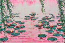 Ravensburger puzzle Jezero s lekníny 4000 dílků