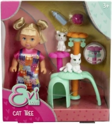 Panenka Evička s kočičím škrabadlem