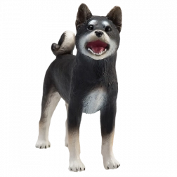 Mojo pes Shiba-Inu černý – realistická figurka