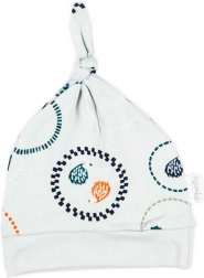 Kojenecká bavlněná čepička NICOL Fox Club s uzlíkem