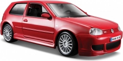 Model auta Volkswagen Golf R32 Maisto speciální edice 1:24 červený