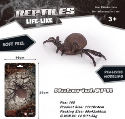 gumový měkký pavouk 16 cm