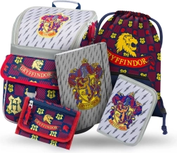 Školní set BAAGL Zippy Harry Potter Nebelvír – aktovka, penál, sáček, desky a peněženka