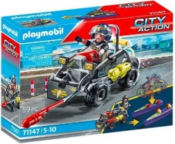 Playmobil City Action terénní čtyřkolka speciální jednotky přeměnitelná na motorový člun