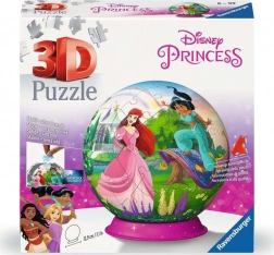 3D puzzle koule Disney princezny 73 dílků