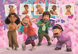 Disney puzzle proměna 104 dílků – Clementoni SuperColor