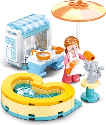 Sluban Girls Dream kočičí salón stavebnice