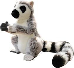 Plyšový lemur šedý 28 cm