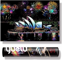 Škrabací obrázek Opera v Sydney