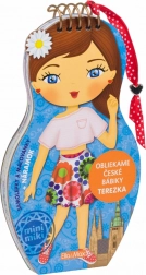 Oblékáme panenky Terezka – omalovánky se samolepkami