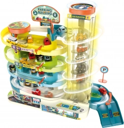 Patrová garáž s výtahem pro 6 aut se světelnými a zvukovými efekty