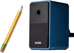 Strouhátko na kličku s nádobou a regulací břitu, modré