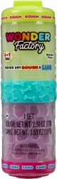 Modelovací hmota a písek WONDER FACTORY Never Dry – limetková a růžová