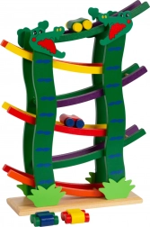 Dřevěná závodní dráha krokodýl small foot