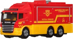 Matchbox Working Rigs Scania taktická velitelská stanice – hasičský záchranný vůz