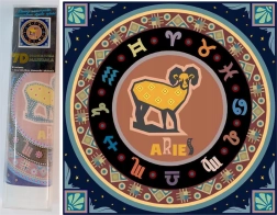 NORIMPEX diamantové malování 7D Znamení zvěrokruhu Beran 30x30 cm