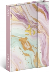 Notique Týdenní Magnetický Diář Růžový Mramor 2026