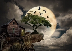 Puzzle ENJOY srub na útesu 1000 dílků