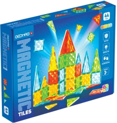 Geomag magnetické stavebnice Tiles – sada 44 dílků