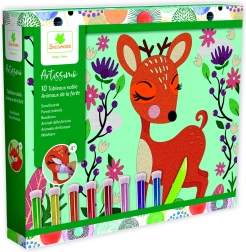 Artissimo - třpytivé pískování lesní zvířata