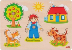 Dřevěná vkládačka Domov GOKI